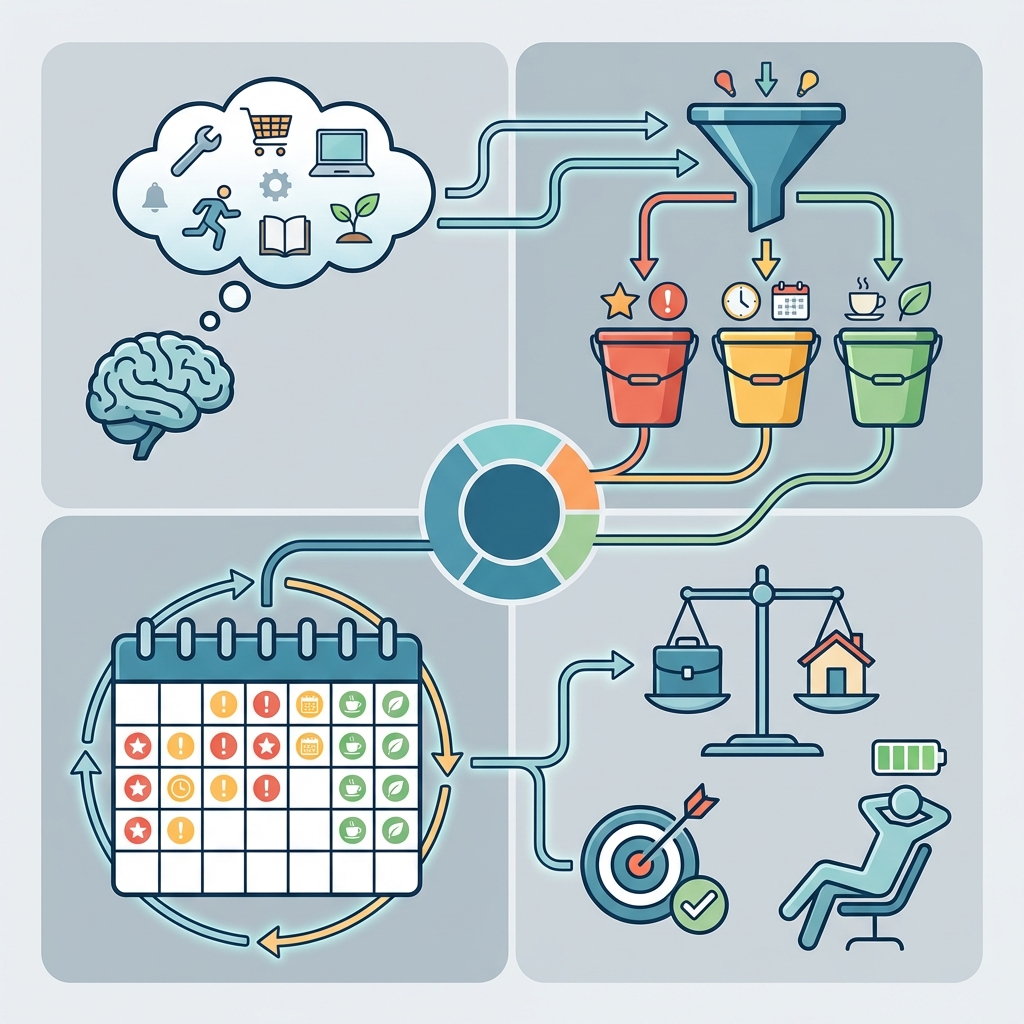 Infographie planifier sa semaine