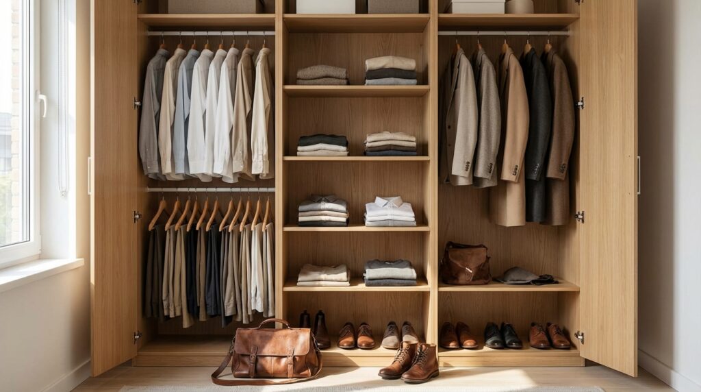 capsule wardrobe homme minimaliste - Image de couverture