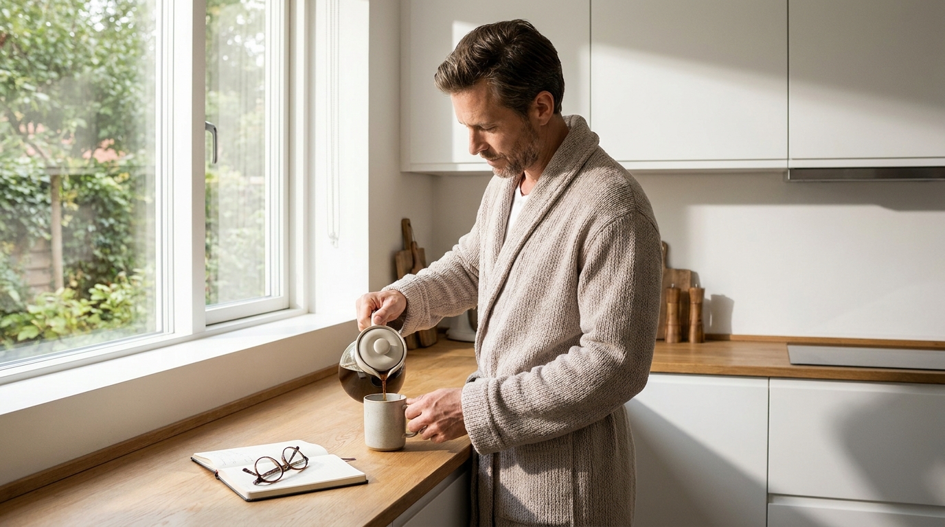 morning routine homme - Image de couverture