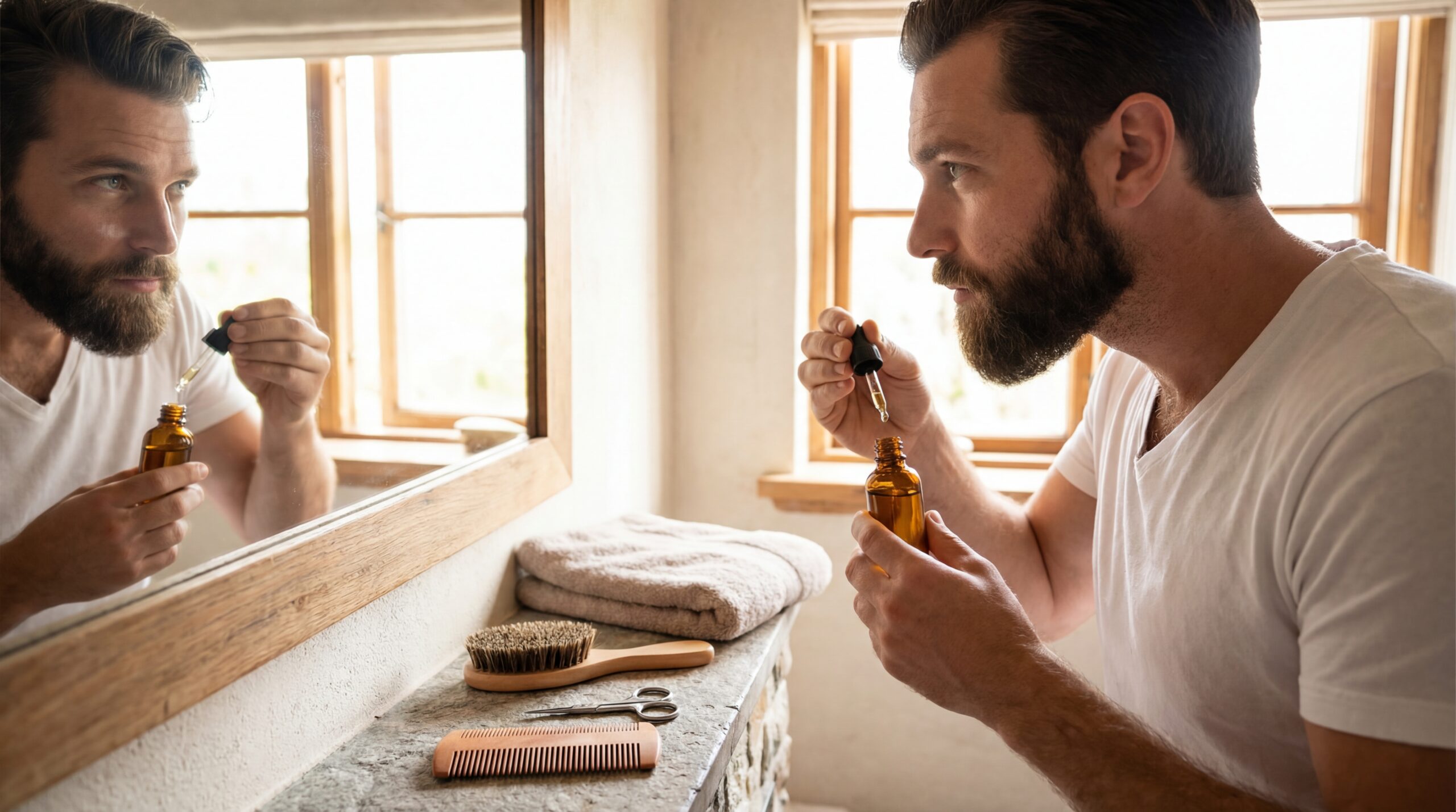 routine soin barbe quotidienne - Image de couverture